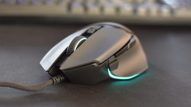 A photo of the Razer Basilisk V3 gaming mouse.